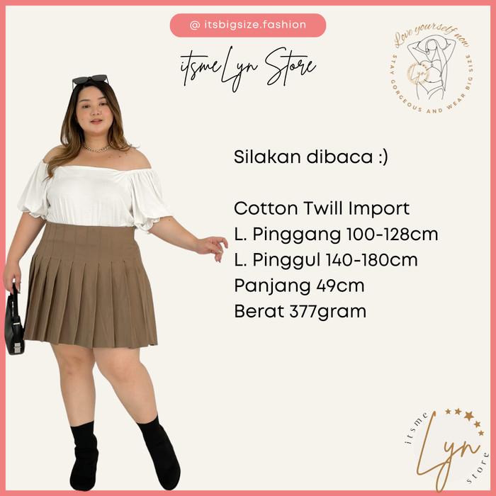 G✪M2 MESY BIG SIZE MINI SKIRT SKORT ROK CELANA PENDEK WANITA JUMBO 3XL Z㊚3Z