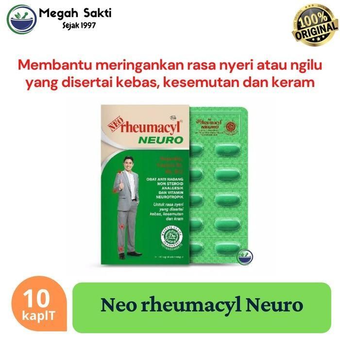 Neo Rheumacyl Neuro - Pereda Nyeri Sendi dan Kebas & Kesemutan 10's