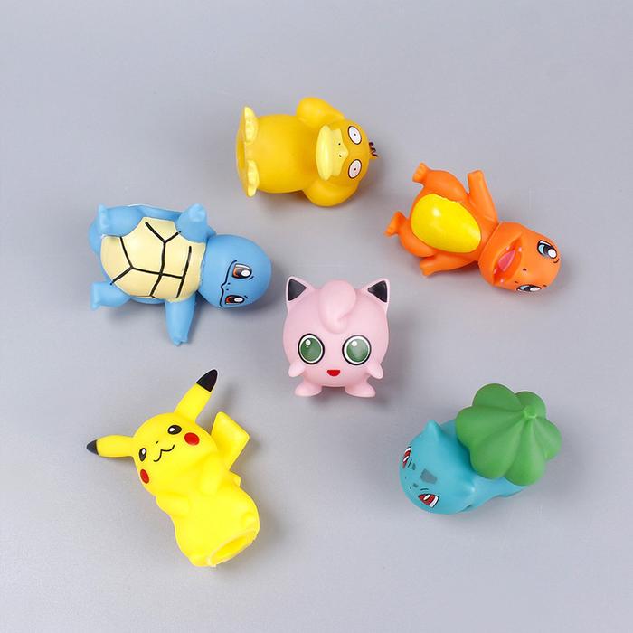 Figure Pokemon Set 6 Topper 7.5CM / Topper Cake Gambar Pokemon Hiasan Kue Ulang Tahun Anak