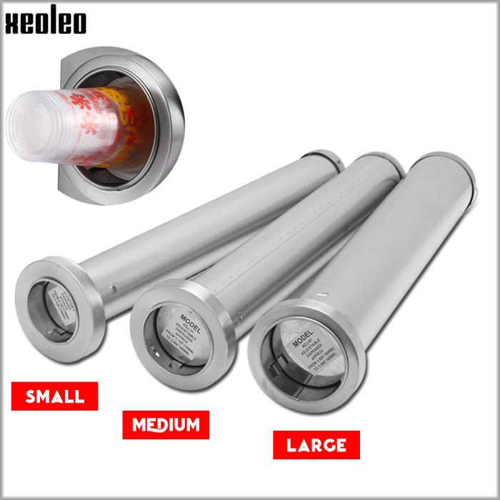 Dispenser Gelas Teh Gelembung Xeoleo 304 # Tempat Gelas Kopi Baja