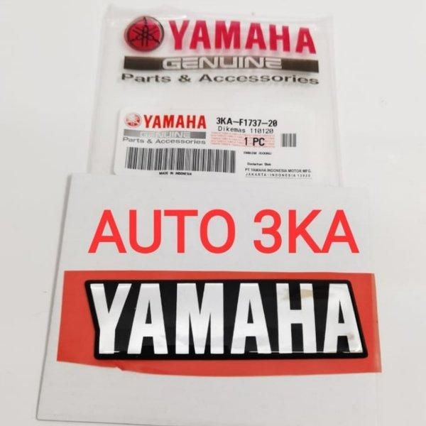 EMBLEM YAMAHA SILVER BOK AKI BOX ACCU RX KING 2001 2002 EMBLEM BOX AKI RX KING ORI YGP OSEAN