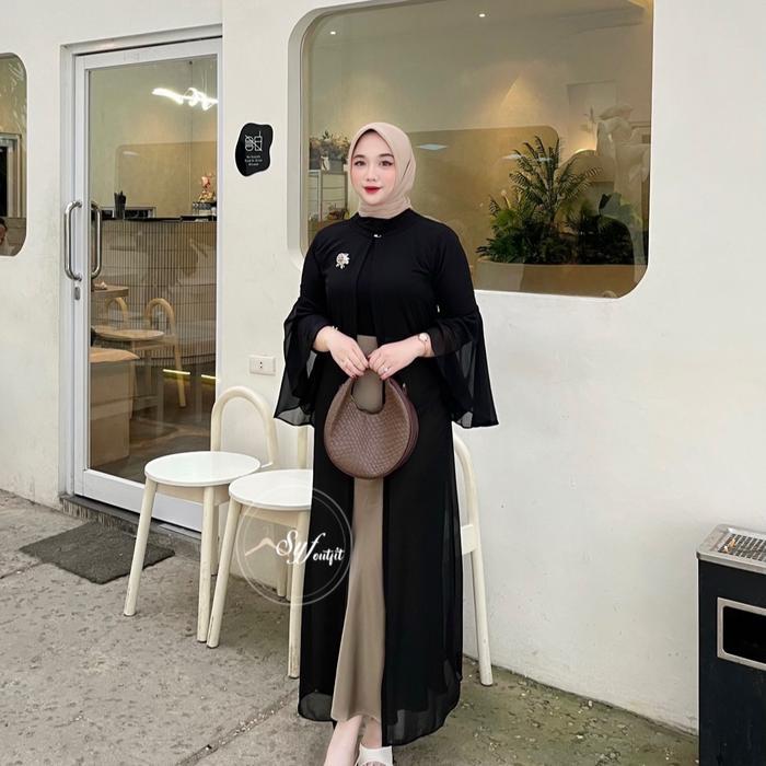 LIDYA OUTER CERUTTY BABYDOLL LONG OUTER