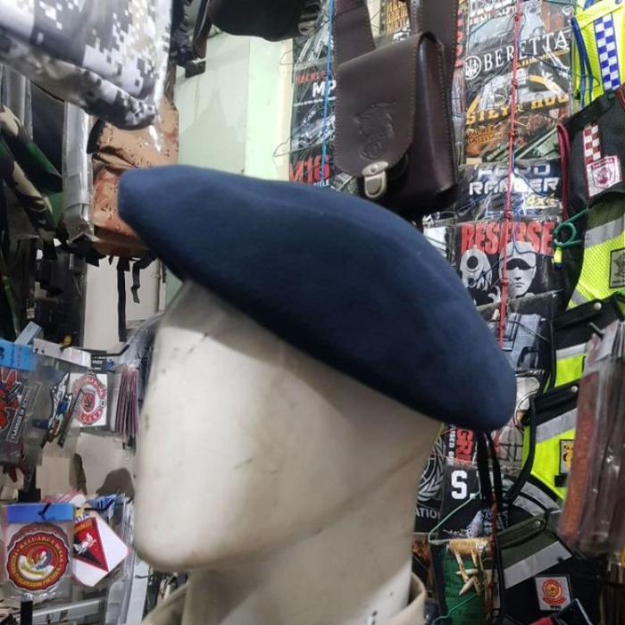 baret brimob / baret spesial prima brimob / baret biru brimob