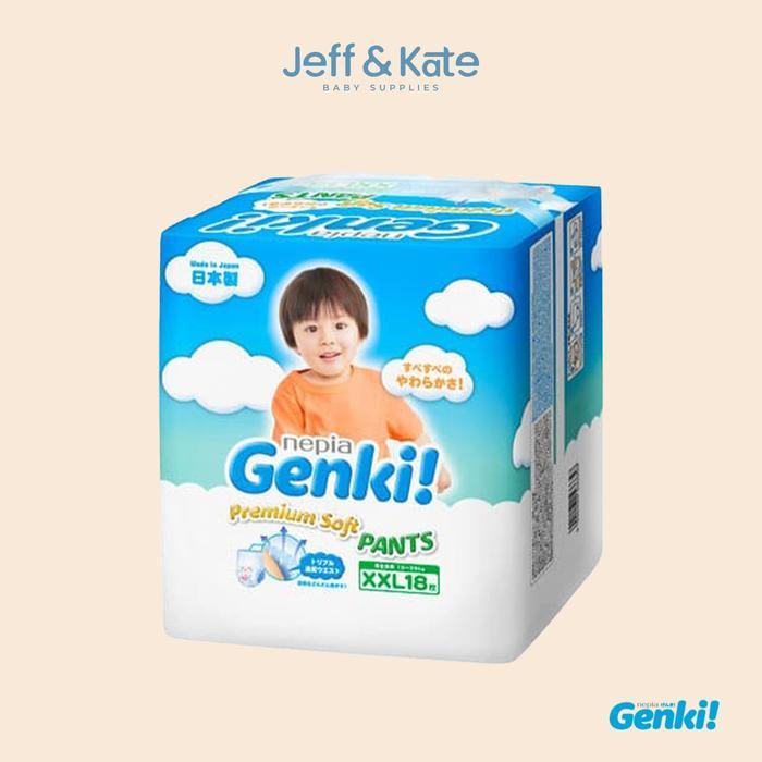 Pampers Nepia Genki Pants Xxl 18 #Gratisongkir