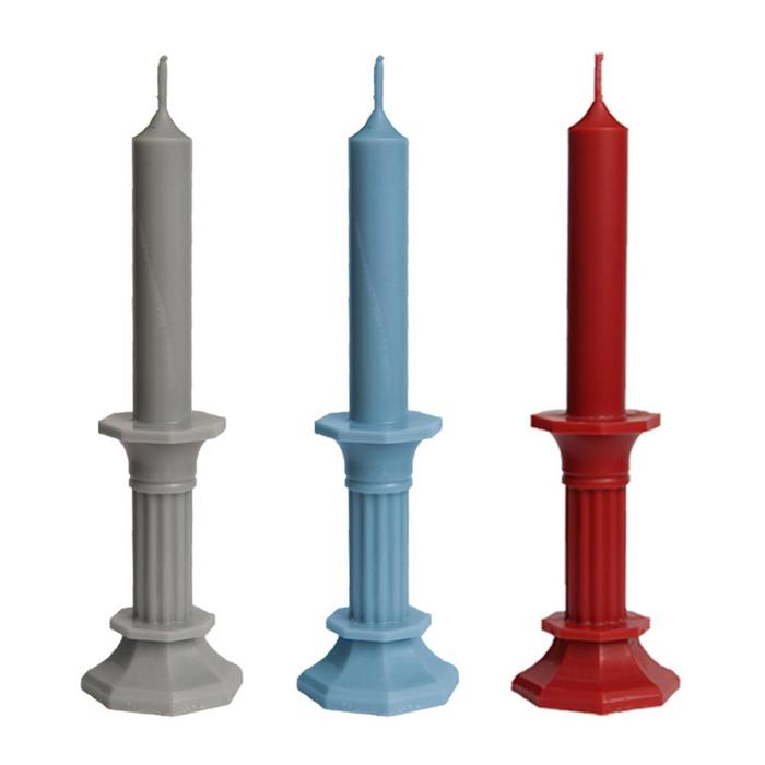 Retro Candle Mold Candle On Candle Stick Shaped Candle Crafts Making