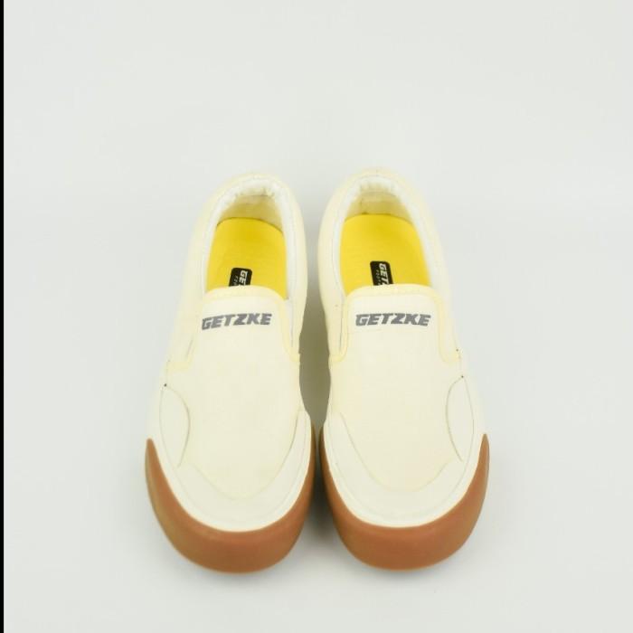 NEW Getzke Sepatu Slip On Sneakers - GE 199 Albino Original