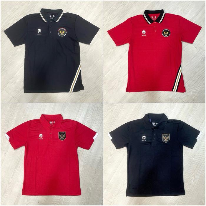 Kaos Polo Shirt Timnas Indonesia Tim Indonesia Noc / Kaos Kerah Seragam Tim Nasional Indonesia 17 Ag