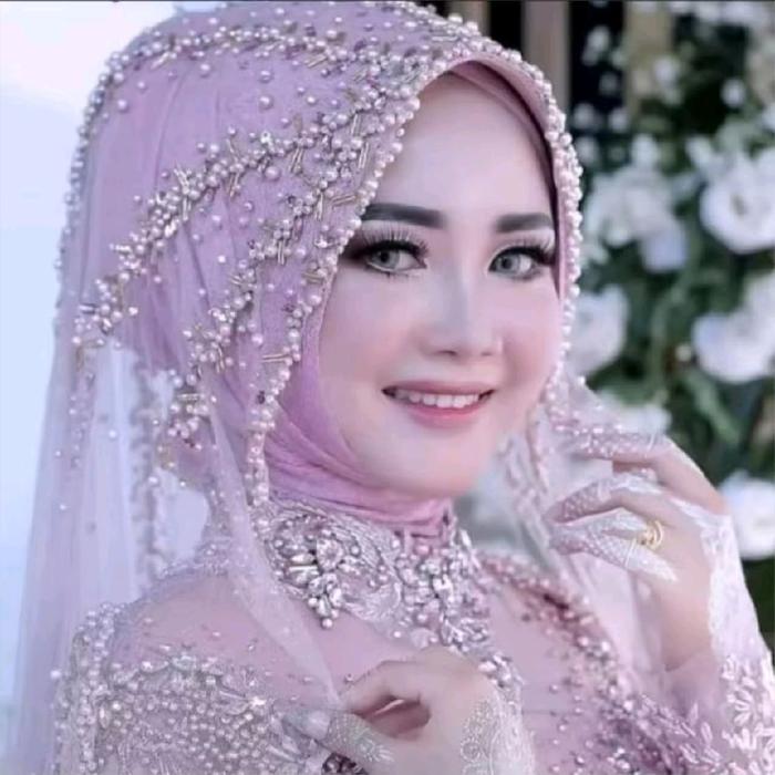 SLAYER PENGANTIN DIAMOND / VEIL MUTIARA DIAMOND / KERUDUNG PENGANTIN