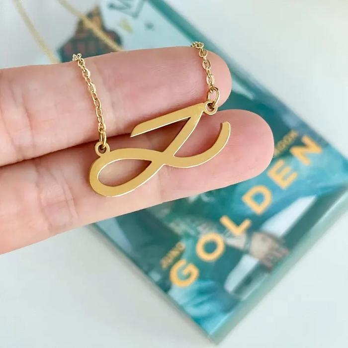 Kalung Jungkook Golden Necklace - BTS Jungkook - Jungkook Merch - Jungkook Golden Jewelry - Bangtan