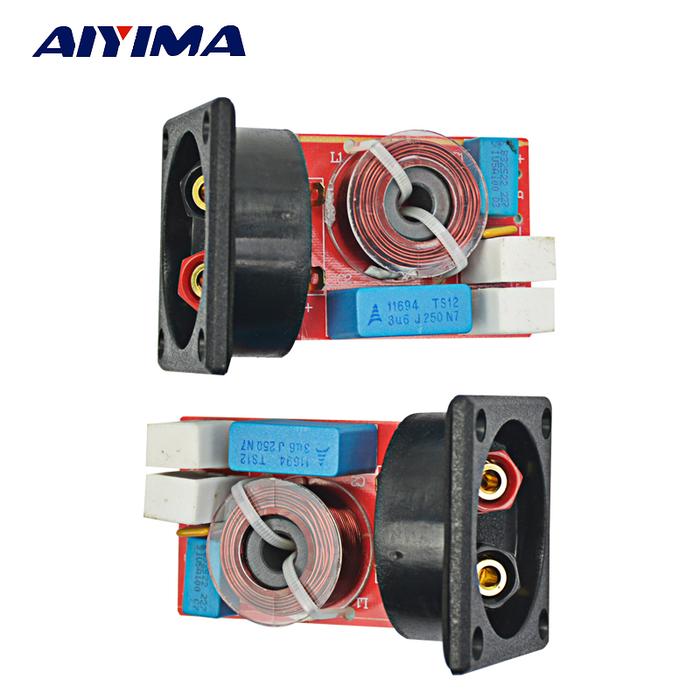 AIYIMA 2Pcs 2-Way Crossover Filters 2 Unit Hi-Fi Speaker Frequency
