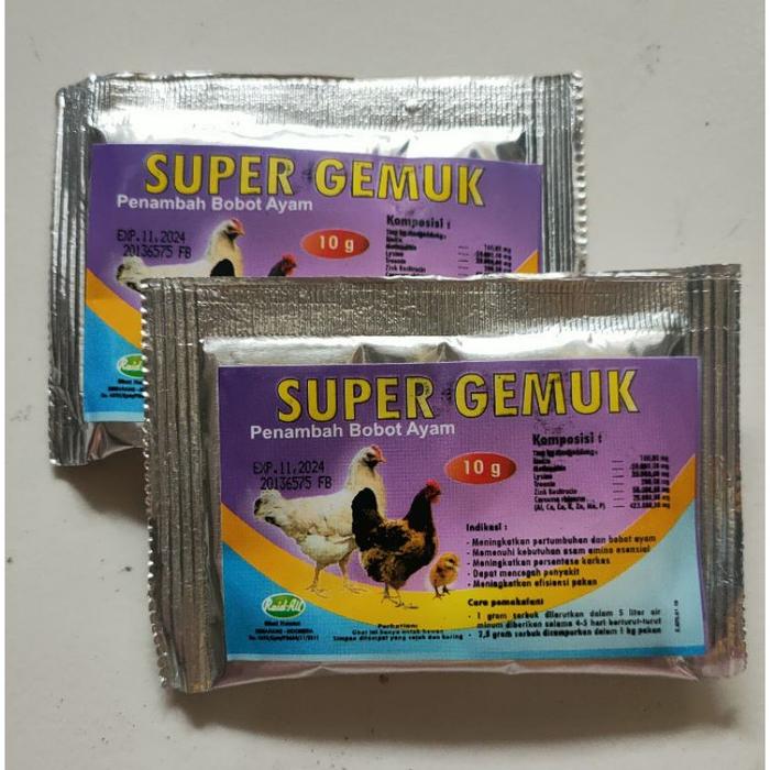 Neobro 5 gram Vitamin pertumbuhan untuk ayam pedaging