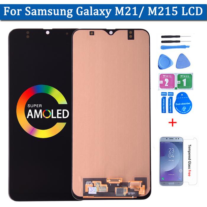 Super AMOLED Display For SAMSUNG GALAXY M21 LCD with Touch Screen