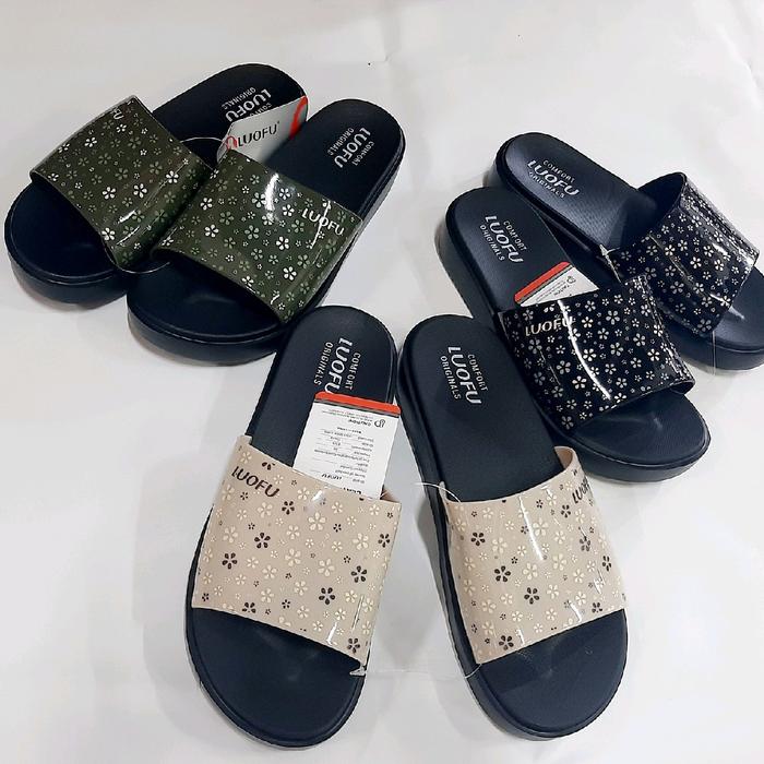 sendal kokop  luofu sendal  jepit luofu sendal sendal jepit polos sendal jepit tali Shoes Wanita