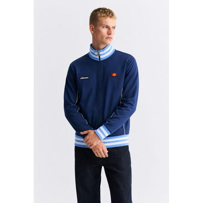 ￼Ellesse Milan Tracktop Jacket in Navy / Blue