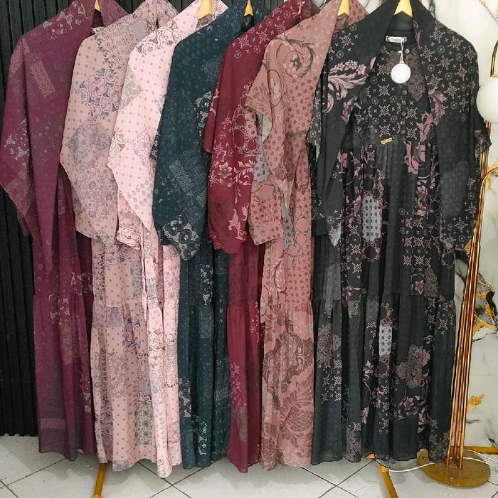 gamis dewas frilla collection satu set