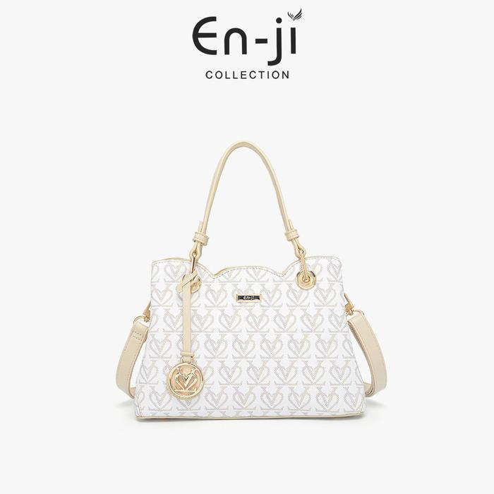 En-ji Jihe Handbag - Cream