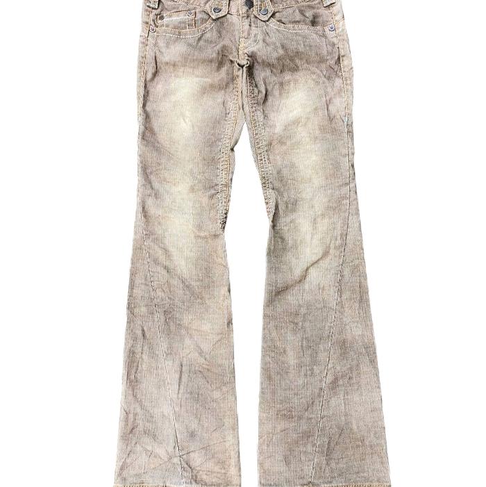 Neilly Blue Flare Corduroy Pants