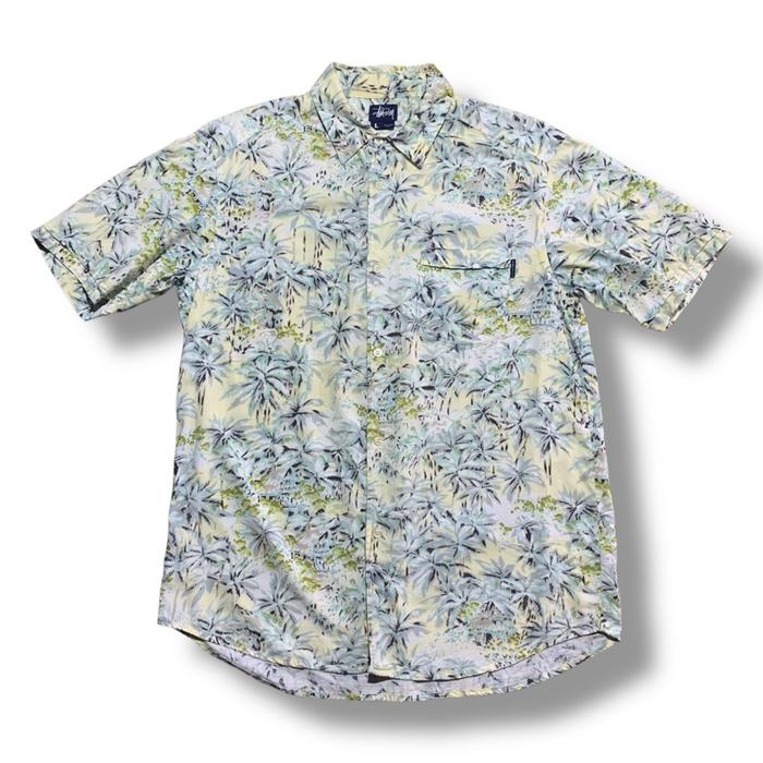 Vintage Stussy 90' Hawaiian Shirt Made in USA