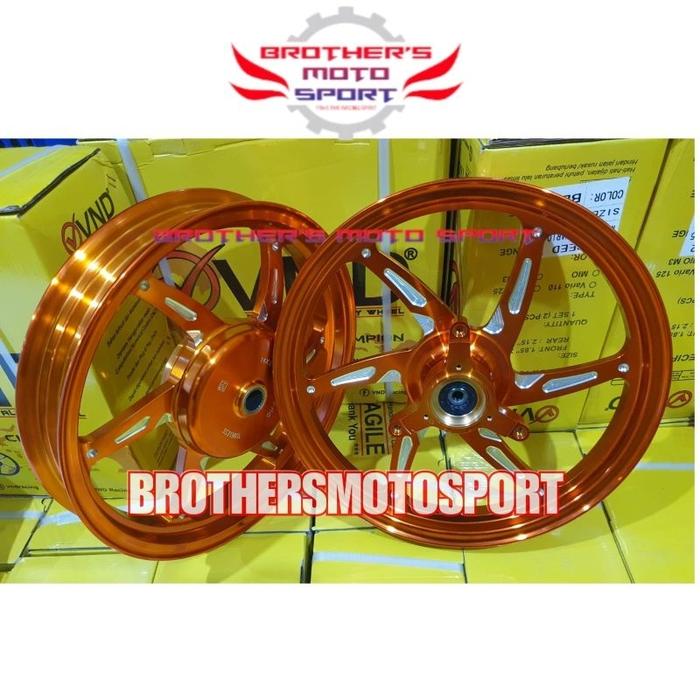 velg vnd six star v2 aerox155 velg racing vnd f185x14 R215x14 aerox lama/NVX velg vnd ring 14 aerox