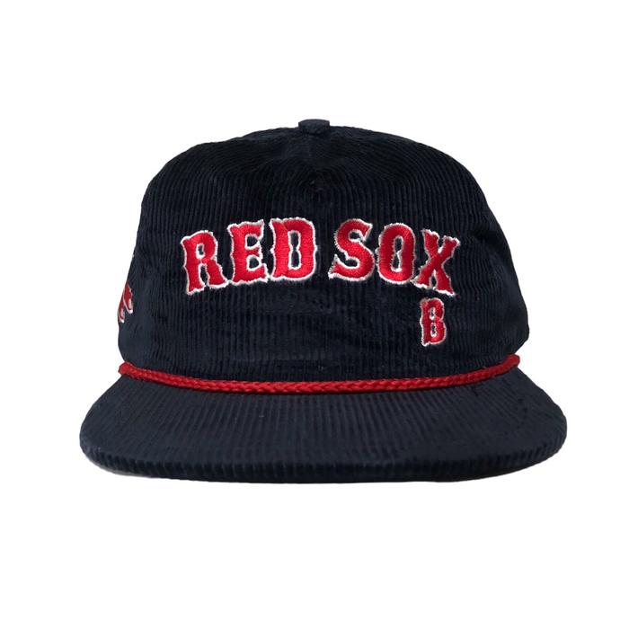 TOPI RED SOX ROPE HAT VINTAGE HAT CORDUROY