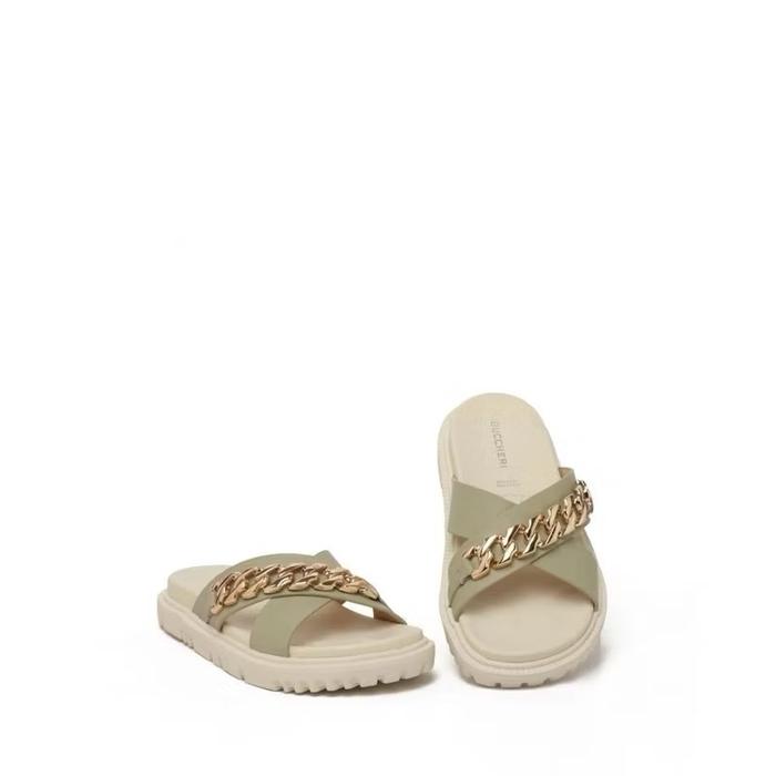 ￼Buccheri Estrid Sandal Woman Green || VG1032 Sendal Wanita