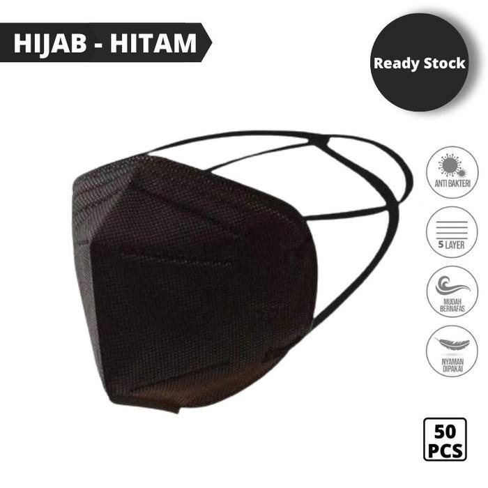 Masker KN95 Hijab Headloop 1 Box isi 50Pcs JM