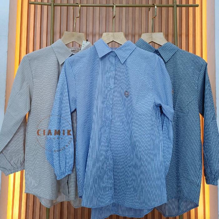 Tunik katun motof salur import