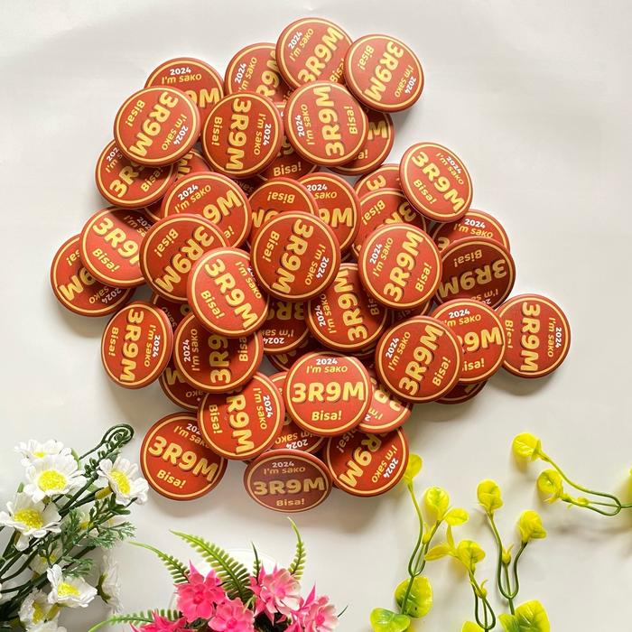 ( 50 pcs ) Pin Custom Pin Organisasi