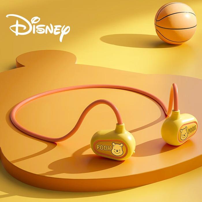 Disney M8 Headset Bluetooth Konduksi Udara Asli Headphone Nirkabel