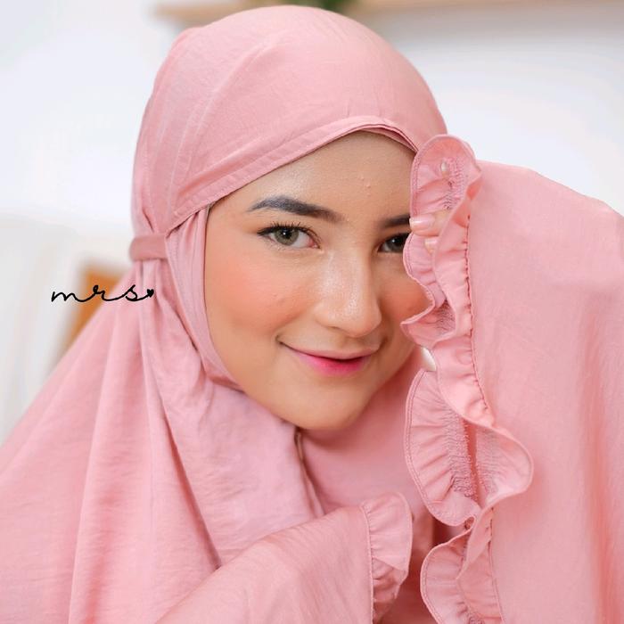 MRS - Madina Prayer Set / Mukena Crinkle Silk / Mukena Silk / Mukena Crinkle