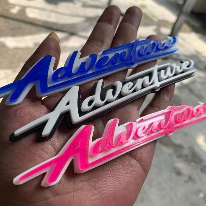 EMBLEM MOBIL MOTOR ADVENTURE BUKAN STIKER TIMBUL EMBLEM MOBIL EMBLEM MOTOR LOGO UNIL