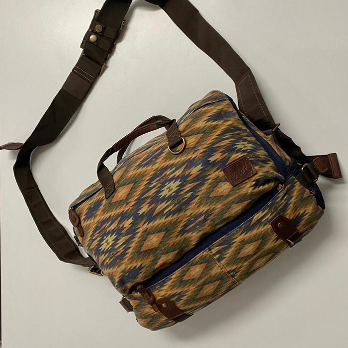 THURSDAY ISLAND MESSENGER BAG NAVAJO MOTIF