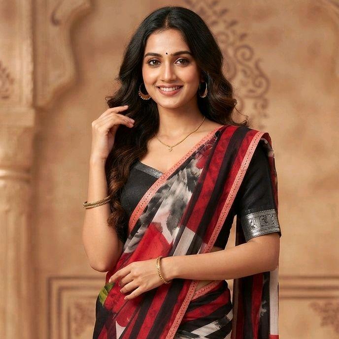 Sari lilit hitam cantik bahan sifon jatuh bagus ini beb mewah sekali sudah dapat sama colinya lengka