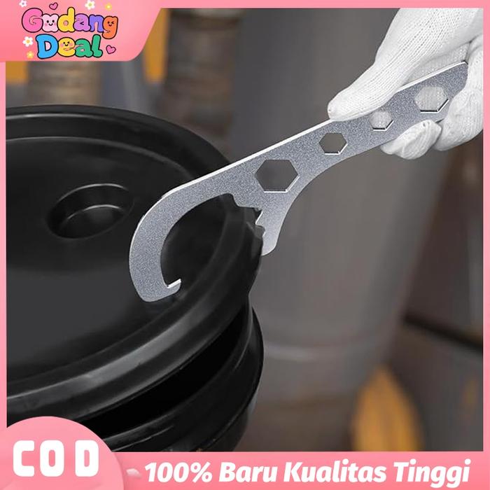 Alat Pembuka Kaleng Cat & Galon Praktis Buka Tutup Ember Plastik dengan Can Opener Multifungsi 3-in-