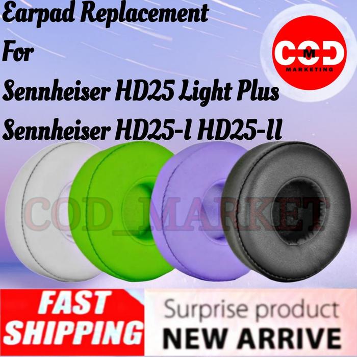 Earcup Earpad Cushion Sennheiser HD25 HD 25 Plus Light Bantalan Ear Pads Foam