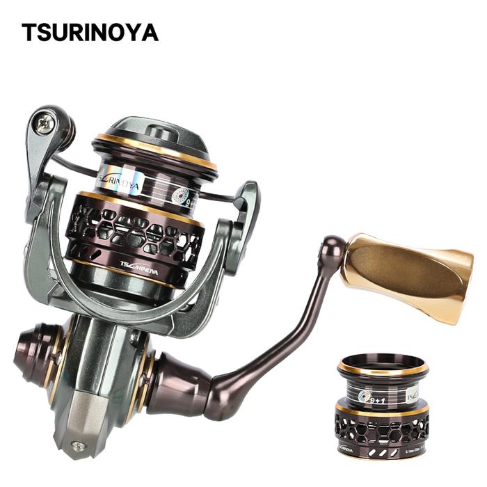 TSURINOYA Double Spools Spinning Fishing Reel Ajing Bait Finesse