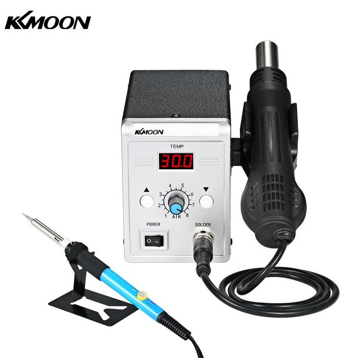 KKmoon 858D 700W Soldering Station LED Digital Solder Iron BGA Rework