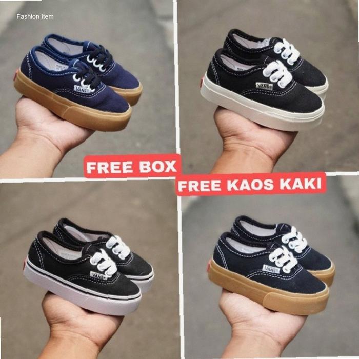 Sepatu anak vans authentic tali sepatu anak laki laki sepatu anak anak cowok | Kekinian