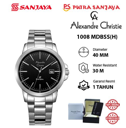 Jam Tangan Alexandre Christie AC 1008 LDBSS(Hitam) / LDBSS(Putih) / MDBSS(Hitam) / MDBSS(Putih) Or