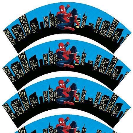 12 pcs cup cake wrapper spiderman /cup cake wrapper ultah custom Costume Kids Fashion