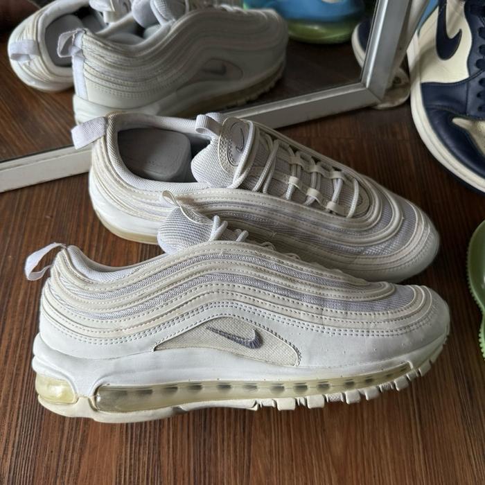 Nike air max 97 pure white original murah - sneakers second market