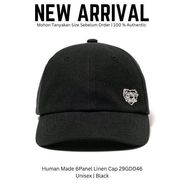 Human Made 6Panel Linen Cap 29GD046 Topi Original 100%