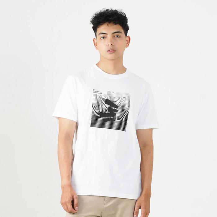 [COD] 3Second Kaos Pria Lengan Pendek Regular Fit Katun Flowing OL-C970425 - Black, M