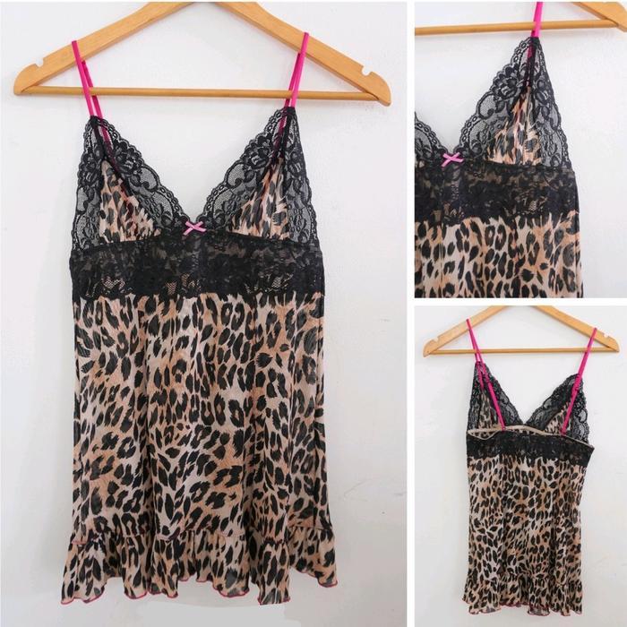 Lingeri Sexy Lady Secret Leopard (victoria secret la senza triumph h&m