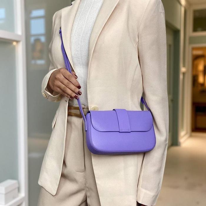 JWETNIK CMB-14PP KATHY IN PURPLE CROSS BODY SLING BAG ( NO LOGO )