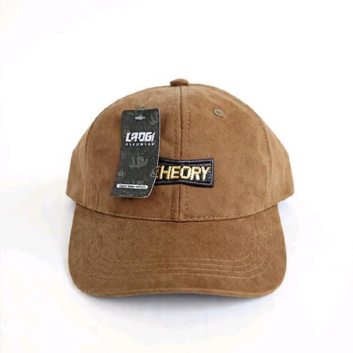 Topi Casual Pria Coklat Polos MOSHOW Streetwear Kekinian