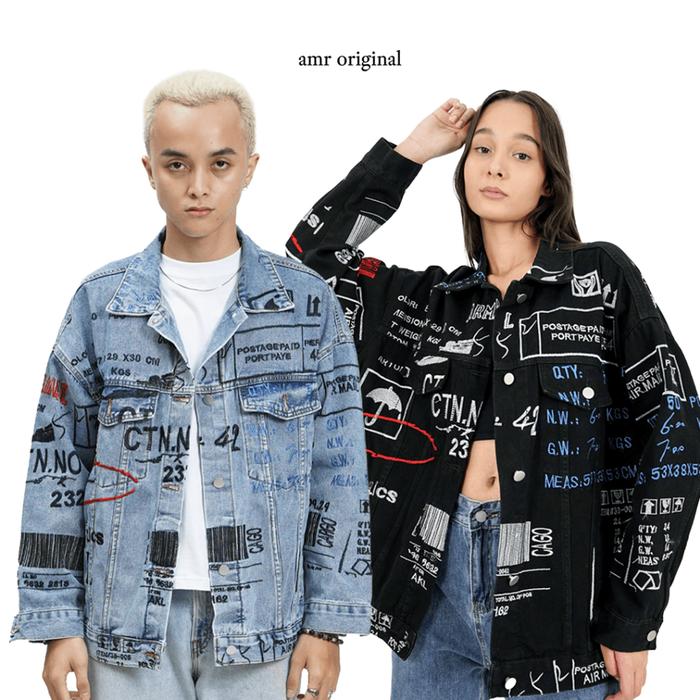 READY AMR ORIGINAL - BARE 5201 - JACKET JEANS OVERSIZE TOXIC