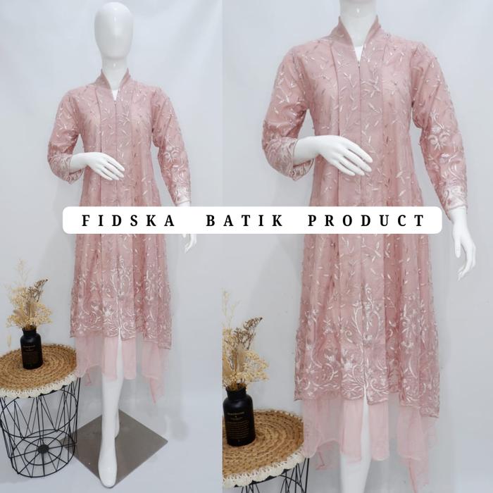 Dres tile/ Kebaya Kondangan / Kebaya Wisuda / Kebaya Lamaran / Kebaya langsung Tile Tangan Panjang M