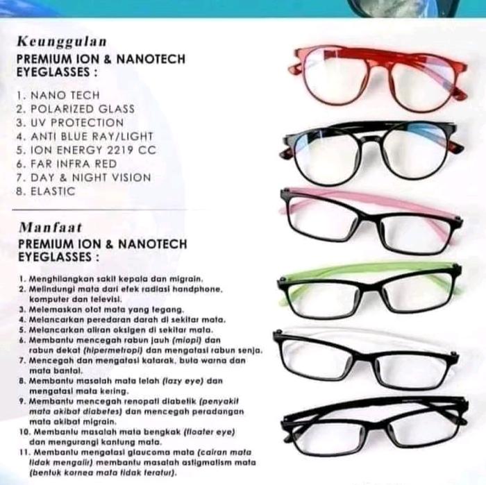 Premium Ion Nano & Nanotech Eyeglasses