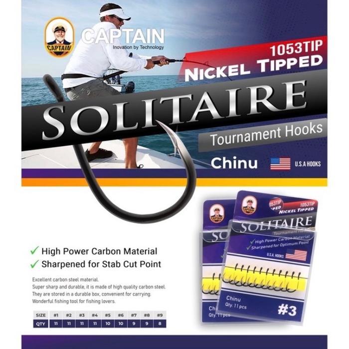 Kail captain soliter Lure - Hitam, No 1